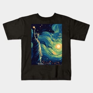 Stary Liberty Night Kids T-Shirt